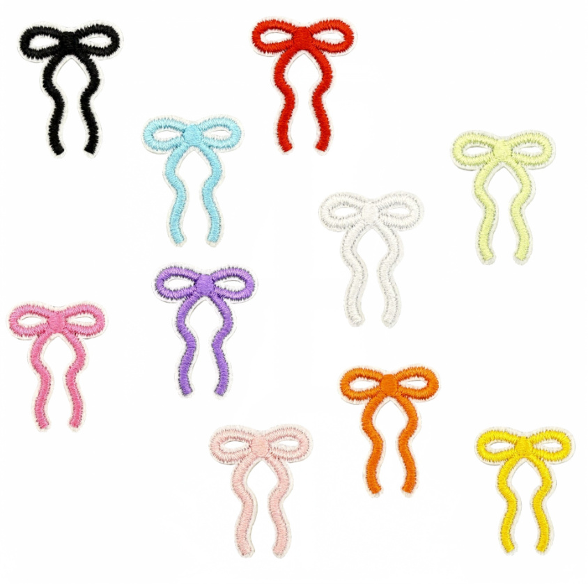 10 шт., вышитые нашивки с бант – обзор и цена Phone Accessories Pictures